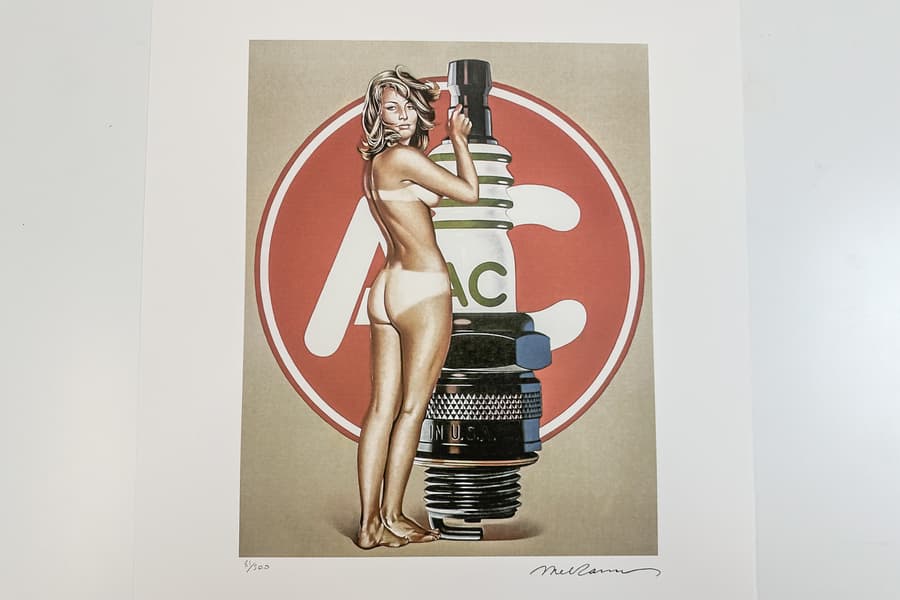 Lithografie nach Mel Ramos, limitiert